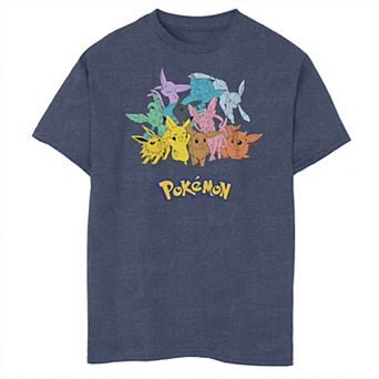 Boys 8-20 Pokemon Eevee Evolutions & Pikachu Graphic Tee