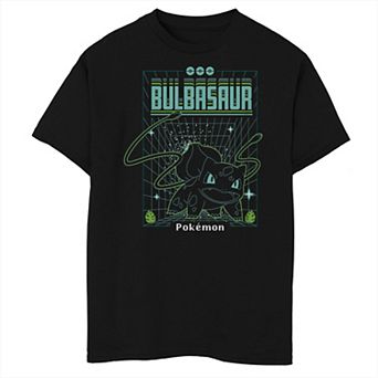 Boys 8-20 Pokemon Bulbasaur Grid Graphic Tee
