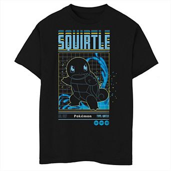 Boys 8-20 Pokemon Squirtle Grid Graphic Tee