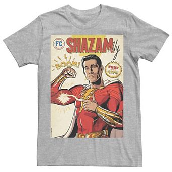 Men's Shazam Fury Of The Gods Shazam Comic Logo Tee