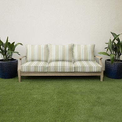 Sorra Home Wellfleet Basil Indoor/Outdoor Deep Seating Pillow and Cushion Set