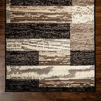 SUPERIOR Rockwood Contemporary Geometric Patchwork Area Rug