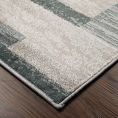 SUPERIOR Rockwood Contemporary Geometric Patchwork Area Rug