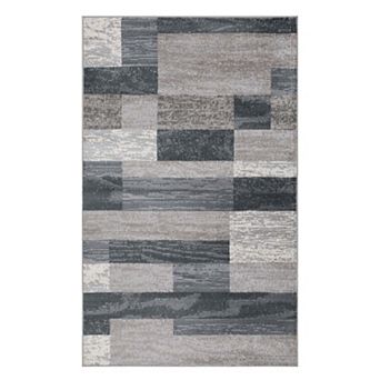 SUPERIOR Rockwood Contemporary Geometric Patchwork Area Rug