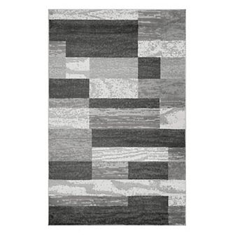 SUPERIOR Rockwood Contemporary Geometric Patchwork Area Rug