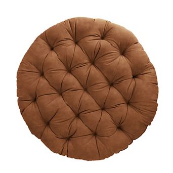 Sorra Home Suede Round Papasan Cushion