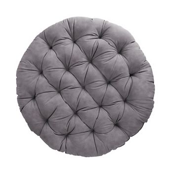 Sorra Home Suede Round Papasan Cushion