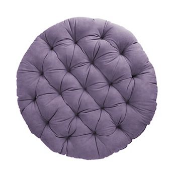 Sorra Home Suede Round Papasan Cushion