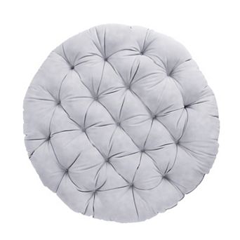 Sorra Home Suede Round Papasan Cushion