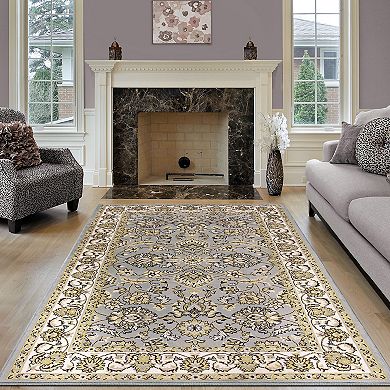 SUPERIOR Lille Traditional Floral Indoor Area Rug