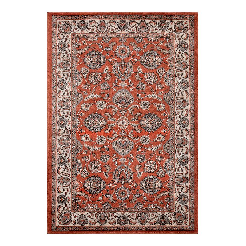 Superior Lille Traditional Floral Indoor Area Rug, 8x10 ft