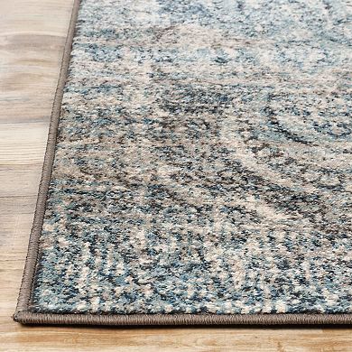 SUPERIOR Salford Contemporary Floral Medallion Indoor Area Rug