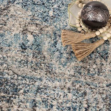 SUPERIOR Salford Contemporary Floral Medallion Indoor Area Rug