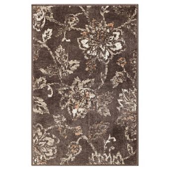 SUPERIOR Jacobean Floral Modern Farmhouse Indoor Area Rug