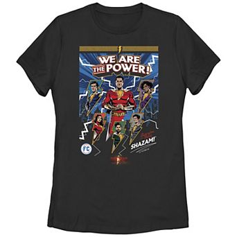 Juniors' DC Comics Shazam We Are The Power Graphic Tee
