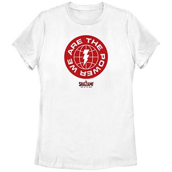 Juniors' DC Comics Shazam Power Badge Graphic Tee