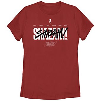 Juniors' DC Comics Shazam Fury Of The Gods Graphic Tee