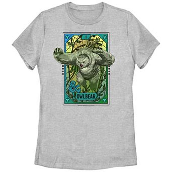 Juniors' Dungeons & Dragons Owlbear Mosaic Tarot Card Graphic Tee