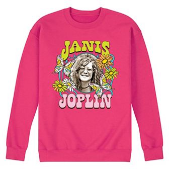 Men's Janis Joplin Butterfly Flowers Sweatshirt
