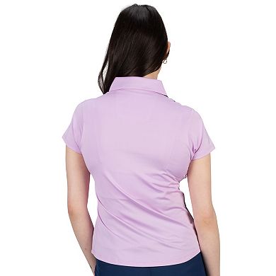 Women's Nancy Lopez Trinity Short Sleeve Golf Polo