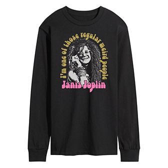 Men's Janis Joplin Weird People Long Sleeve Tee