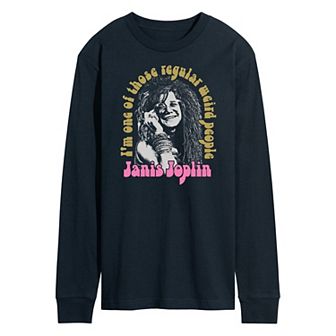 Men's Janis Joplin Weird People Long Sleeve Tee