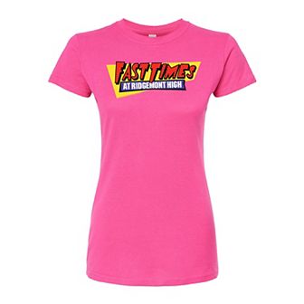 Juniors' Fast Times At Ridgemont High Fitted Tee