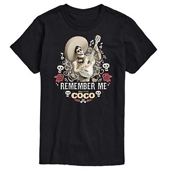 Disney's Coco Big & Tall Remember Me Ernesto Graphic Tee
