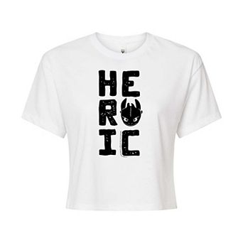 Juniors' How To Train Your Dragon Cropped Tee