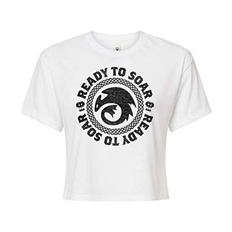 Juniors' How To Train Your Dragon Cropped Tee