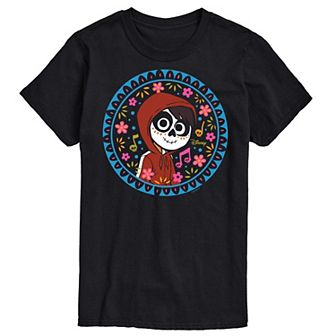 Disney's Coco Miguel Big & Tall Floral Circle Graphic Tee