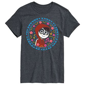 Disney's Coco Miguel Big & Tall Floral Circle Graphic Tee