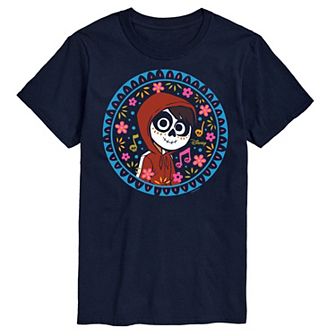 Disney's Coco Miguel Big & Tall Floral Circle Graphic Tee