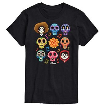 Disney's Coco Big & Tall Character Grid Graphic Tee