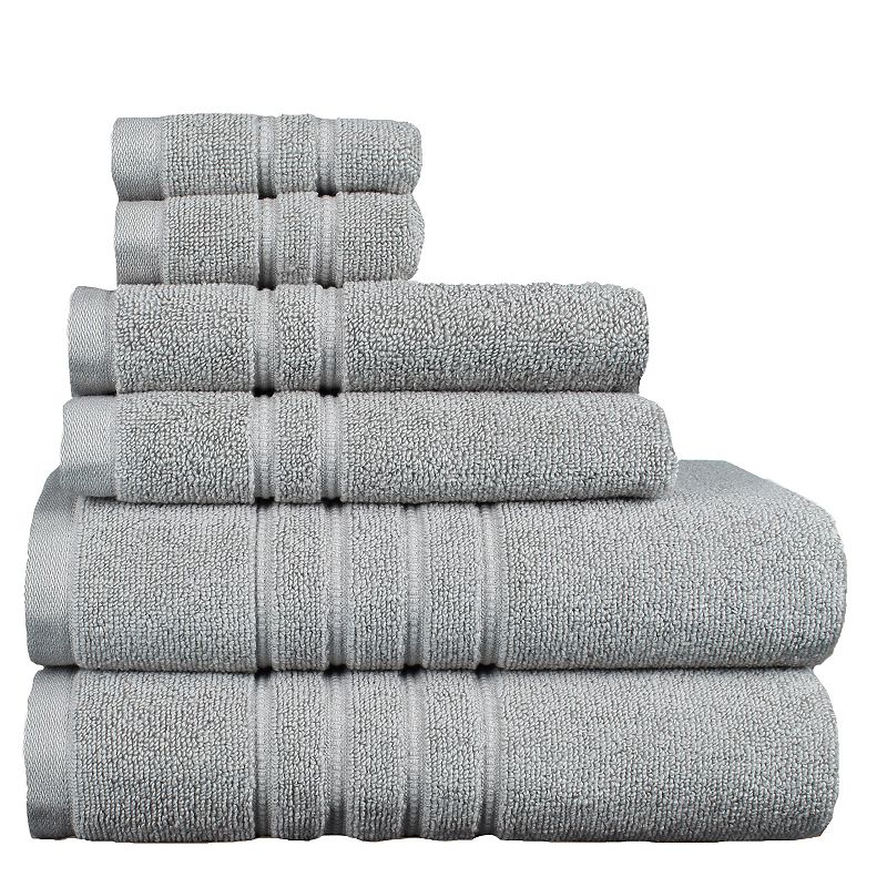 Sonoma Turkish Cotton Bath Collection in Smoke Grey, Essential Set | Serena & Lily