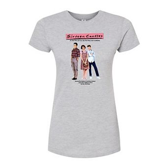 Juniors' Sixteen Candles Fitted Tee