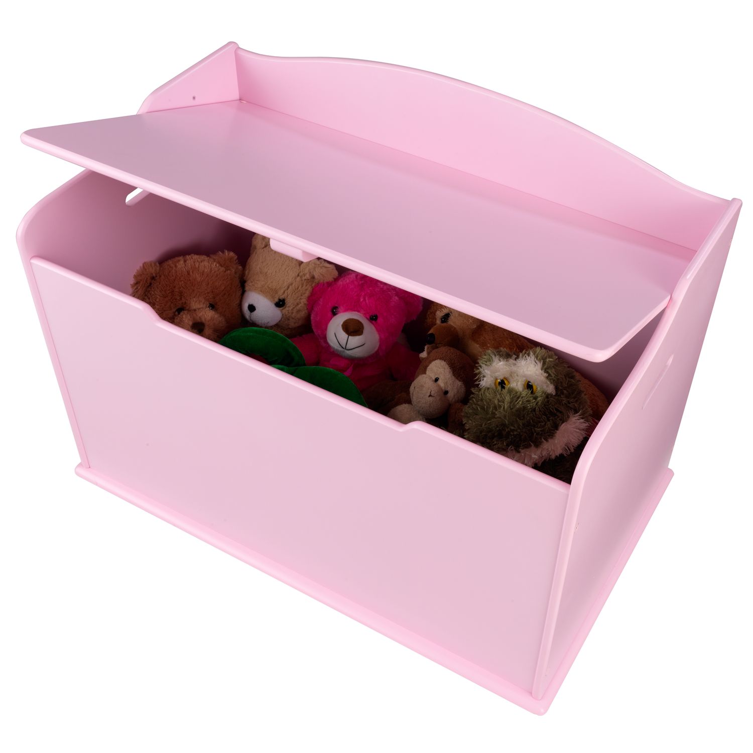 pink toy boxes