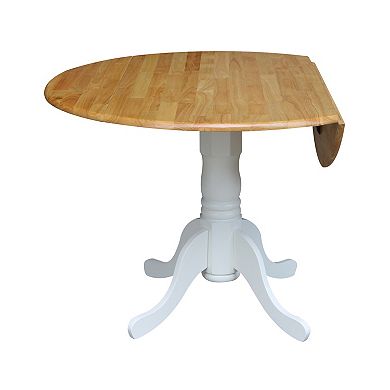 Round Drop Leaf Table