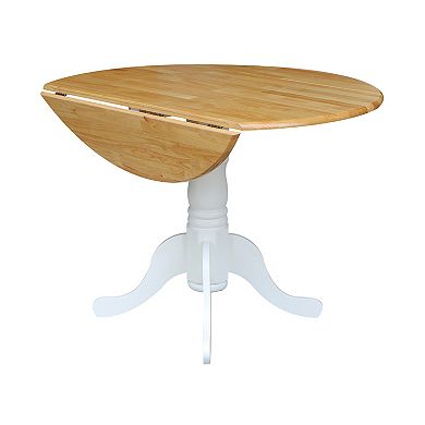 Round Drop Leaf Table
