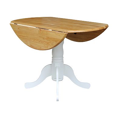 Round Drop Leaf Table