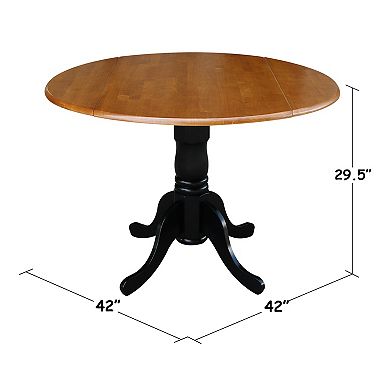 Round Drop Leaf Table