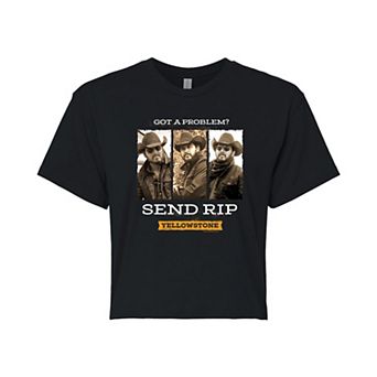 Juniors' Yellowstone Send Rip Cropped Tee