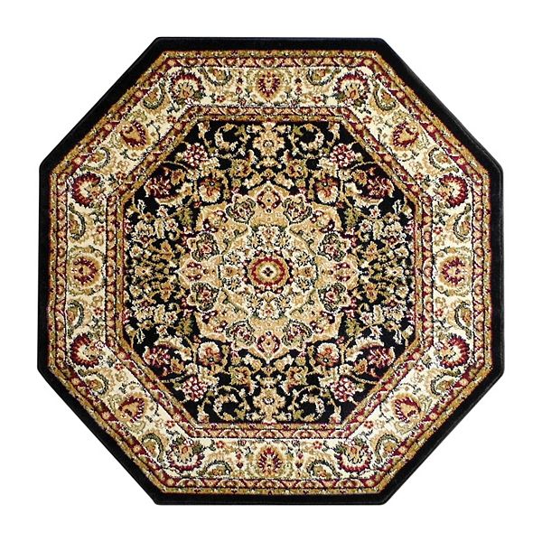 Masada Rugs Masada Rugs Bellagio Collection 4'x4' Traditional Octagon