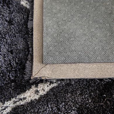 Emma and Oliver Non-Slip 1/4 Inch Thick Gray Multi-Surface Reversible 8' x 10' Area Rug Pad