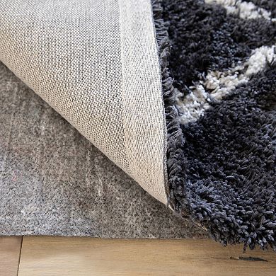 Emma and Oliver Non-Slip 1/4 Inch Thick Gray Multi-Surface Reversible 4' x 6' Area Rug Pad