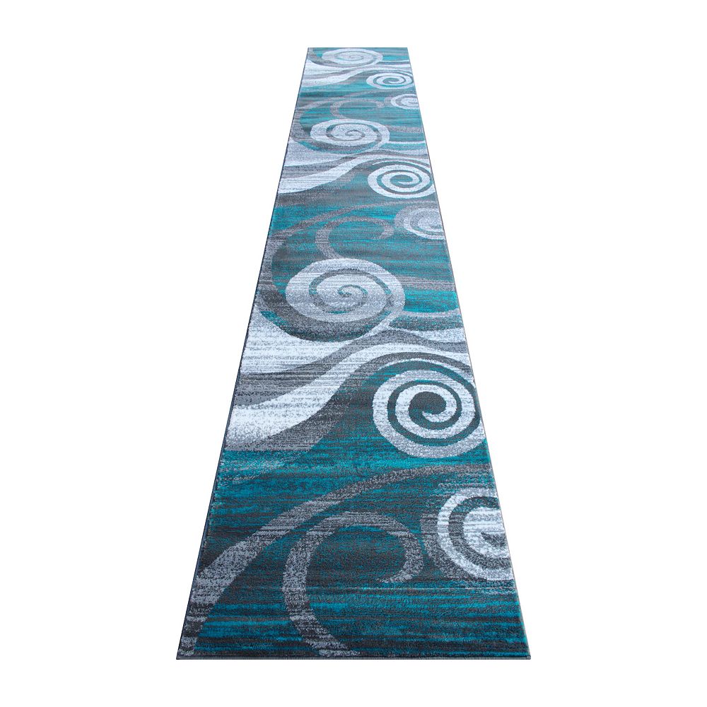 Masada Rugs Kodiak Collection – Tappeto Passatoia Con Orsetti E Cuccioli – 0,6x2,1 M – 100% Polipropilene