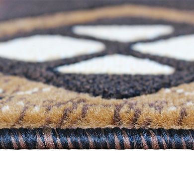 Masada Rugs Masada Rugs 2'x10' Southwest Native American Runner Rug - Design C318 Chocolate