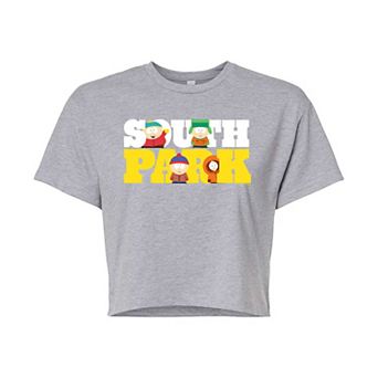 Juniors' South Park Logo Cropped Tee