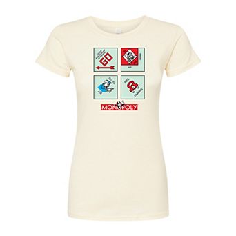 Juniors' Monopoly Properties Fitted Tee