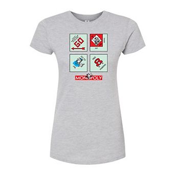 Juniors' Monopoly Properties Fitted Tee